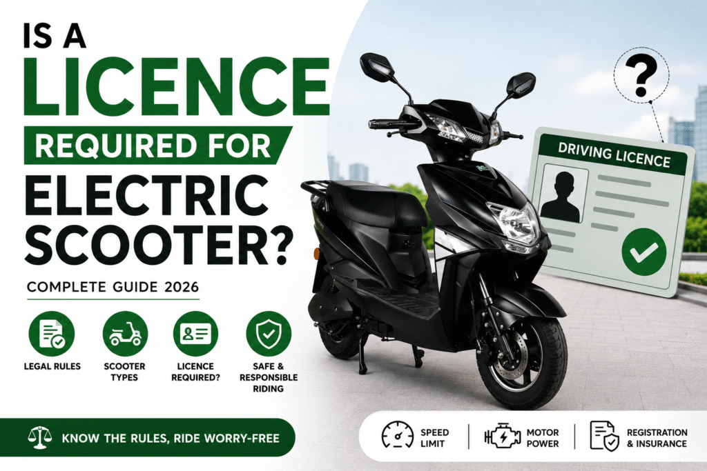 Is A LICENCE REQUIRED FOR ELECTRIC SCOOTER